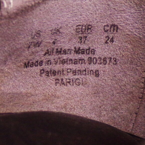 LIFESTRIDE SOFT SYSTEM size 7W PARIGI black mid-heel pumps cushioned insoles - Picture 13 of 15